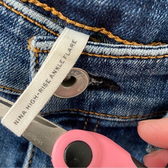 rag & bone Nina High Rise Ankle Flare Jeans Copper Hill size 26 - Picture 5 of 9